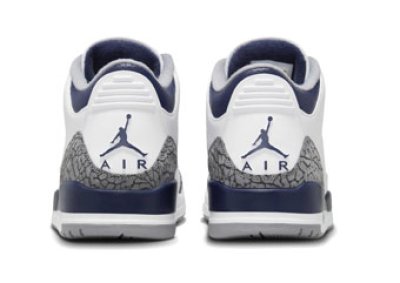 画像2: Air Jordan 3 Retro　 White/Midnight Navy CT8532-140 Jordan ジョーダン シューズ   【海外取寄】