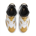 画像3: Air Jordan 6 Retro GS White/Yellow Ochre/Black 384665-170 Jordan ジョーダン イエローオークル シューズ   【海外取寄】【GS】キッズ (3)