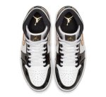 画像3: Air Jordan 1 Mid  White/Black/Metallic Gold 852542-007 Jordan ジョーダン シューズ   【海外取寄】 (3)