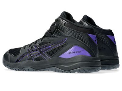 画像2: DUNKSHOT MB 9 Black/Purple 1064A006-005 Asics アシックス シューズ  【GS】キッズ【SALE商品】