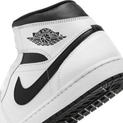 画像2: Air Jordan 1 Mid White/Black DQ8426-132 Jordan ジョーダン シューズ   【海外取寄】