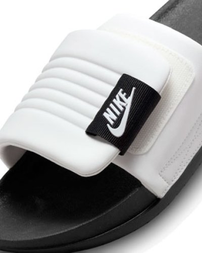 画像2: Offcourt Adjust Slide White/Black DQ9624-100 Nike ナイキ シューズ   【海外取寄】