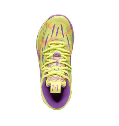 画像2: MB.03 GS Spark Yellow/Purple 379931-01 Puma プーマ ラメロボール シューズ   【海外取寄】【GS】キッズ