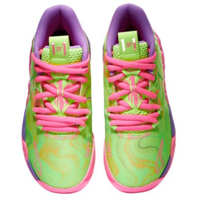 画像2: MB.01 GS　Inverse Toxic Pink/Green/Purple 310438-01 Puma プーマ ラメロボール シューズ   【海外取寄】【GS】キッズ