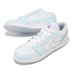 画像3: Air Jordan 1 Low SE　GS White/Blue　Glacier HJ3481-491 Jordan ジョーダン シューズ   【海外取寄】【GS】キッズ (3)