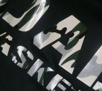 画像3: DADA Big Logo Long Tee Blk/Camo DA10-004C BLK DADA ダダ ダダ　ビッグ　ロゴ　ロング　 Tシャツ ウエア 秋冬物 【MEN'S】【SALE商品】 (3)