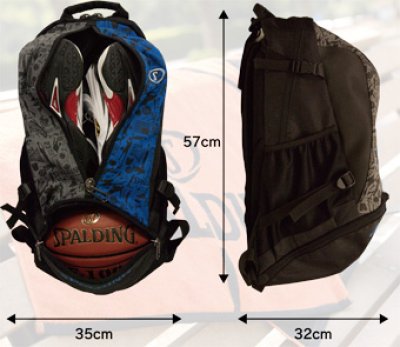 画像2: Bag Cager Blu/Grafity 40-007GB BCKPK Spalding スポルディング ケイジャー バッグ