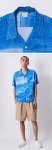 画像3: RIPPLE FLOW ALOHA SHIRTS BLUE 119-023010 BL AKTR アクター Tシャツ ウエア  【MEN'S】【SALE商品】 (3)