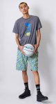 画像3: ZEBRA SHORTS YELLOWxBLUE 119-024002 YLxBL AKTR アクター Shorts ショーツ バスパン ウエア  【MEN'S】【SALE商品】 (3)