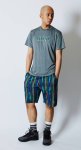 画像3: SUMMER STRIPE SHORTS GREEN 119-069002 GR AKTR アクター Shorts ショーツ バスパン ウエア  【MEN'S】【SALE商品】 (3)