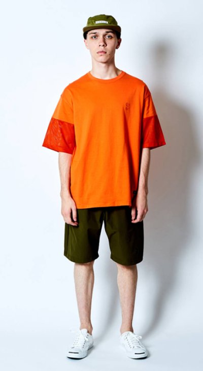 画像2: xSILAS ARM MESH TEE ORANGE 120-080005 OR AKTR アクター Tシャツ ウエア  【MEN'S】