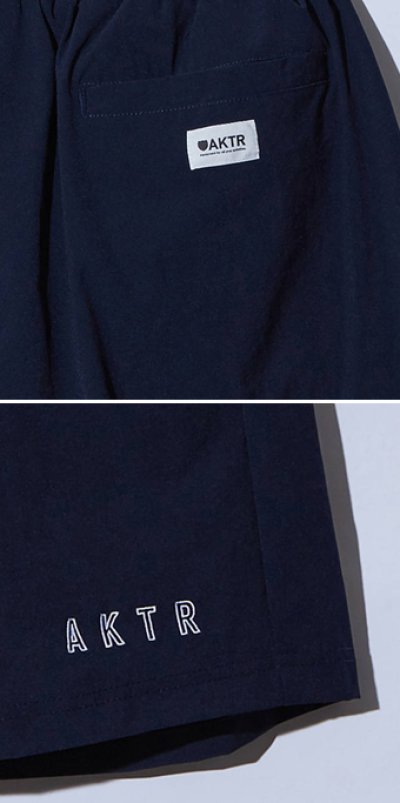 画像2: SHORT WIDE PANTS NAVY 220-006002 NV AKTR アクター Shorts ショーツ バスパン ウエア  【MEN'S】