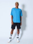 画像3: AKTR ONEPOINT LOGO WIDE SILHOUETTE TEE BLUE 121-010005 BL AKTR アクター Tシャツ ウエア  【MEN'S】【SALE商品】 (3)