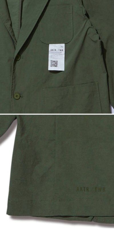 画像2: TWB ACTIVE 2B JACKET GREEN 121-059010 GR AKTR アクター ジャケット アウトウエア ウエア 秋冬物 【MEN'S】【SALE商品】