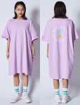 画像3: xMILKFED. TEE DRESS PURPLE 121-067005 PL AKTR アクター Tシャツ ウエア  【WOMEN'S】アパレル (3)