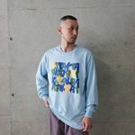 画像3: xTakashi Morioka A to R L/S TEE LIGHT BLUE 221-112005 LBL AKTR アクター ロング　Tシャツ ウエア 秋冬物 【MEN'S】 (3)