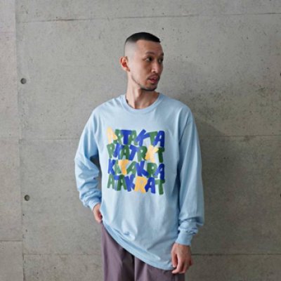 画像2: xTakashi Morioka A to R L/S TEE LIGHT BLUE 221-112005 LBL AKTR アクター ロング　Tシャツ ウエア 秋冬物 【MEN'S】