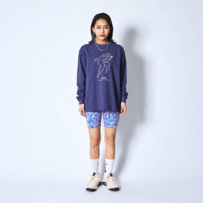 画像2: BREEZE BODY L/S TEE NAVY 221-060005 NV AKTR アクター ロング　Tシャツ ウエア 秋冬物 【WOMEN'S】アパレル【SALE商品】