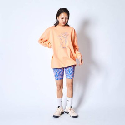 画像2: BREEZE BODY L/S TEE L-ORANGE 221-060005 LOR AKTR アクター ロング　Tシャツ ウエア 秋冬物 【WOMEN'S】アパレル【SALE商品】