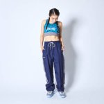 画像3: BREEZE CROP TOP GREENxNAVY 221-057001 GRxNV AKTR アクター ノースリーブ タンクトップ ウエア  【WOMEN'S】アパレル【SALE商品】 (3)