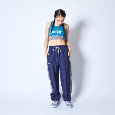 画像2: BREEZE CROP TOP GREENxNAVY 221-057001 GRxNV AKTR アクター ノースリーブ タンクトップ ウエア  【WOMEN'S】アパレル【SALE商品】