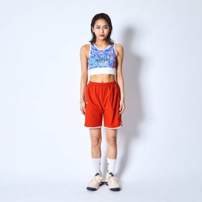 画像2: BREEZE CROP TOP BLUxL-ORANGE 221-057001 BLxLOR AKTR アクター ノースリーブ タンクトップ ウエア  【WOMEN'S】アパレル【SALE商品】