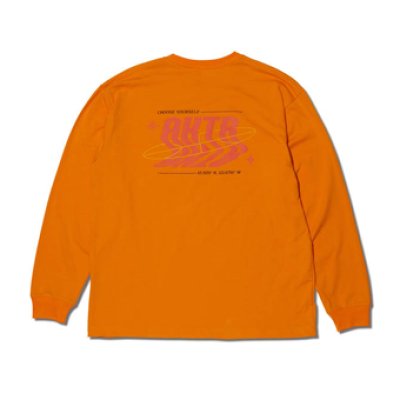 画像2: FLUCTUATION AKTR L/S TEE ORANGE 122-104005 OR AKTR アクター ロング　Tシャツ ウエア 秋冬物 【MEN'S】【SALE商品】