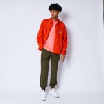 画像3: B.BALL GRAFFITI COACH JACKET ORANGE 122-021010 OR AKTR アクター ジャケット アウトウエア ウエア 秋冬物 【MEN'S】【SALE商品】 (3)