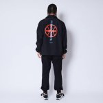 画像3: B.BALL GRAFFITI COACH JACKET BLACK 122-021010 BK AKTR アクター ジャケット アウトウエア ウエア 秋冬物 【MEN'S】【SALE商品】 (3)