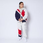 画像3: xFILA DIAGONAL CUTTING JACKET CREAM 122-055010 CR AKTR アクター ジャケット アウトウエア ウエア 秋冬物 【MEN'S】 (3)