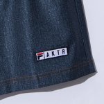 画像3: xFILA MOCK DENIM SHORTS RIGID NAVY 122-049002 RG AKTR アクター Shorts ショーツ バスパン ウエア  【MEN'S】 (3)