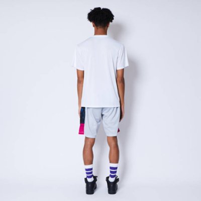 画像2: GRUNGE B.BALL GRAFFITI PANEL SHORTS L-GRAY 122-018002 LGY AKTR アクター Shorts ショーツ バスパン ウエア  【MEN'S】【SALE商品】