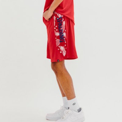 画像2: Practice Tropical Shorts Red SMP210090-6000 Spalding スポルディング Shorts ショーツ バスパン ウエア  【MEN'S】