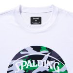画像3: Tシャツ マルチカモボール White SMT211010-2000 Spalding スポルディング Tシャツ ウエア  【MEN'S】 (3)