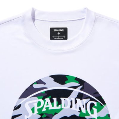 画像2: Tシャツ マルチカモボール White SMT211010-2000 Spalding スポルディング Tシャツ ウエア  【MEN'S】