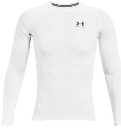 画像2: UA HG ARMOUR COMP L/S White 1361524-100 UnderArmour アンダーアーマー ロング　Tシャツ ウエア 秋冬物 【MEN'S】