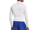 画像3: UA HG COMP MOCK LS White 1369606-100 インナー トップ UnderArmour アンダーアーマー サポーター (3)