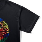 画像3: Tシャツ オプティカルレインボー Black SMT211060-1000 Spalding スポルディング Tシャツ ウエア  【MEN'S】【SALE商品】 (3)