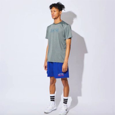 画像2: AKTR LOGO SPORTS TEE GRAY 222-046005 GY AKTR アクター Tシャツ ウエア  【MEN'S】【SALE商品】