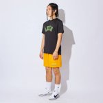 画像3: FADE LOGO SHORT WIDE PANTS YELLOW 222-050002 YL AKTR アクター Shorts ショーツ バスパン ウエア  【MEN'S】【SALE商品】 (3)