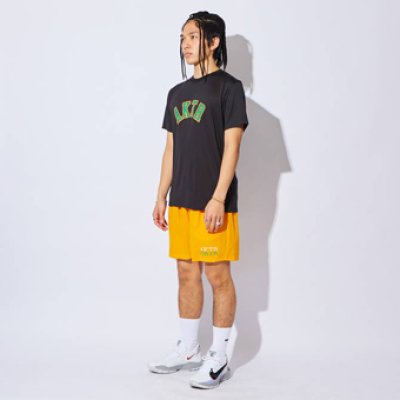 画像2: FADE LOGO SHORT WIDE PANTS YELLOW 222-050002 YL AKTR アクター Shorts ショーツ バスパン ウエア  【MEN'S】【SALE商品】