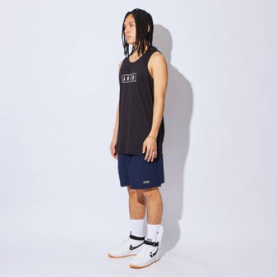 画像2: BASIC AKTR LOGO TANK BLACK 522-011001 BK AKTR アクター ノースリーブ タンクトップ ウエア  【MEN'S】【SALE商品】