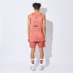 画像3: CUT-UP TANK RED 222-001001 RD AKTR アクター ノースリーブ タンクトップ ウエア  【MEN'S】【SALE商品】 (3)