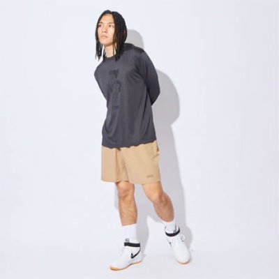 画像2: CUT-UP NICK L/S SPORTS TEE BLACK 222-021005 BK AKTR アクター ロング　Tシャツ ウエア 秋冬物 【MEN'S】【SALE商品】