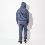 画像3: LOGO SWEAT PANTS BLUE 222-027020 BL AKTR アクター Pants パンツ ウエア 秋冬物 【MEN'S】【SALE商品】 (3)