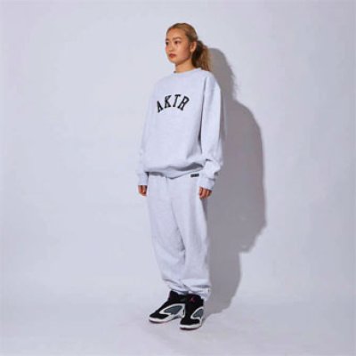 画像2: LOGO SWEAT PANTS L-GRAY 222-027020 LGY AKTR アクター Pants パンツ ウエア 秋冬物 【MEN'S】【SALE商品】