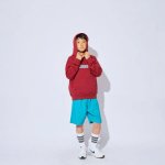 画像3: KIDS SWEAT PULLOVER HOODIE BURGUNDY 222-061010 BD GS AKTR アクター パーカー アウトウエア ウエア 秋冬物 【BOY'S】 キッズ アパレル【SALE商品】 (3)