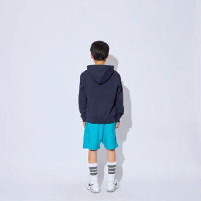 画像2: KIDS SWEAT PULLOVER HOODIE NAVY 222-061010 NV GS AKTR アクター パーカー アウトウエア ウエア 秋冬物 【BOY'S】 キッズ アパレル【SALE商品】