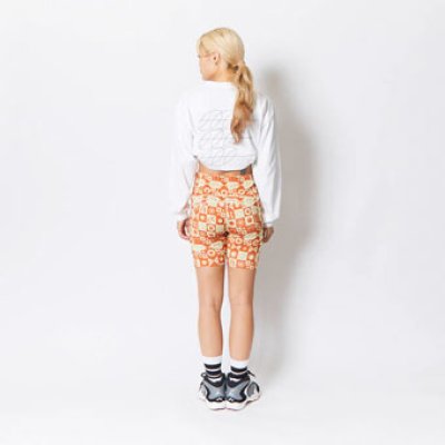 画像2: DESERT DAISY BIKER SHORTS  ORANGE 222-081002 OR AKTR アクター Shorts ショーツ バスパン ウエア  【WOMEN'S】アパレル【SALE商品】