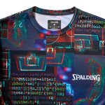 画像3: Tシャツ デジタルノイズ Black SMT22116-1000 Spalding スポルディング Tシャツ ウエア  【MEN'S】 (3)